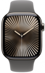 Apple Watch Series 10 GPS + Cellular 42mm Natural Titanium Case with Stone Grey (MWXD3SA/A)