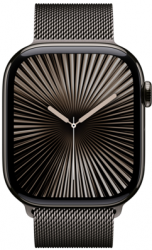 Apple Watch Series 10 GPS + Cellular 46mm Slate Titanium Case with Slate Milanese Loop (MWYW3SA/A)