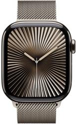Apple Watch Series 10 GPS + Cellular 42mm Natural Titanium Case with Natural Milanese (MWXF3SA/A)